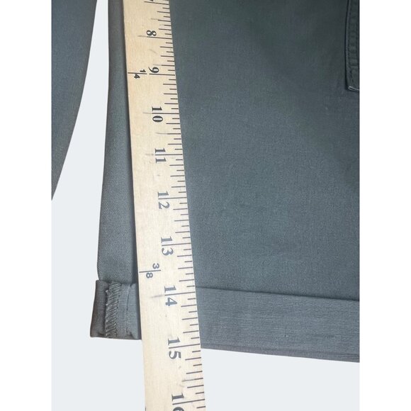 Evermore Womens Capri Cargo Pants Size 10P Olive Green - Picture 3 of 14